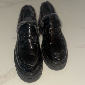 Homer Loafers with Fur Trim